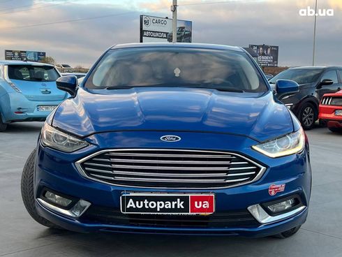 Ford Fusion 2018 синий - фото 13