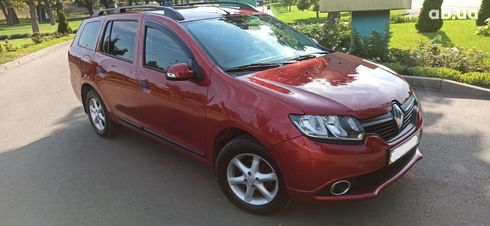 Renault Logan MCV 2013 вишневый - фото 2