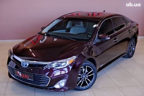 Toyota Avalon 2014 вишневый - фото 2