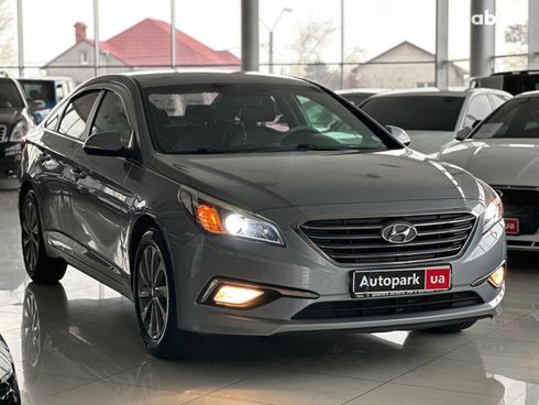 Hyundai Sonata 2016 серый - фото 3