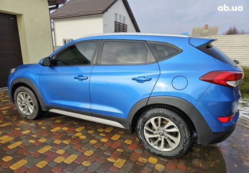 Hyundai Tucson 2017 голубой - фото 10