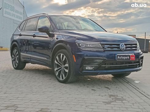 Volkswagen Tiguan 2021 синий - фото 3