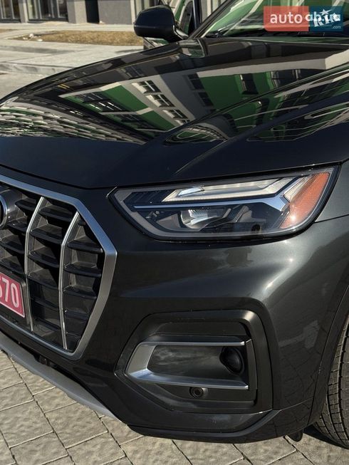 Audi Q5 2021 серый - фото 4
