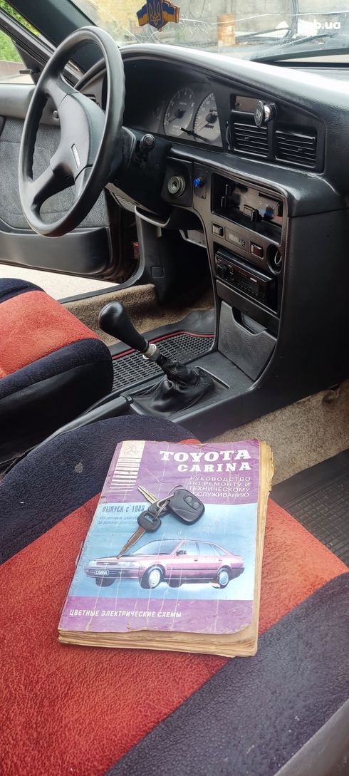 Toyota Carina 1990 красный - фото 15