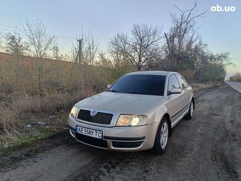 Skoda Superb 2005 бежевый - фото 2