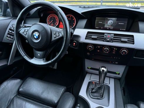 BMW 5 серия 2008 черный - фото 8