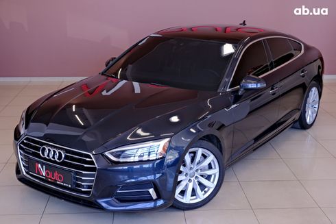 Audi A5 2019 синий - фото 2