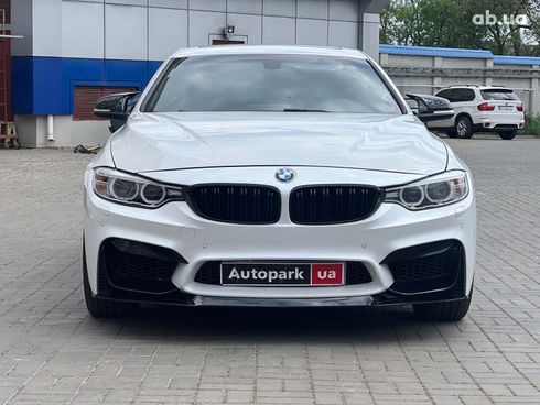 BMW 4 серия 2015 белый - фото 3