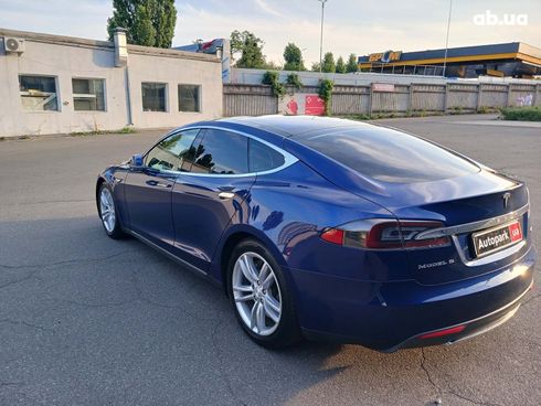 Tesla Model S 2015 синий - фото 7