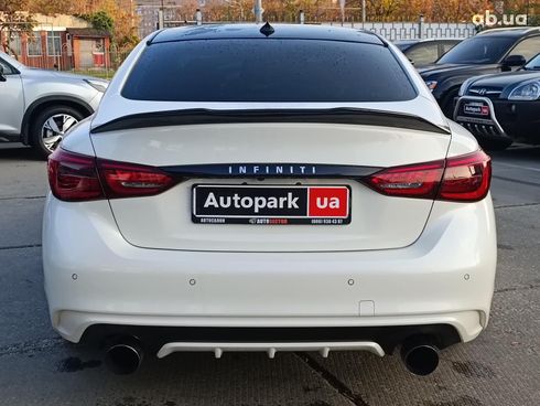 Infiniti Q50 2020 белый - фото 7