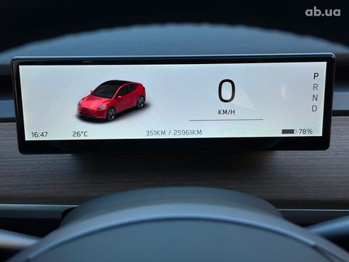 Tesla Model Y 2024 красный - фото 31