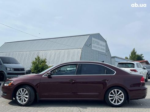 Volkswagen passat b7 2013 красный - фото 5