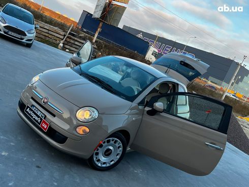 Fiat 500 2011 бежевый - фото 22