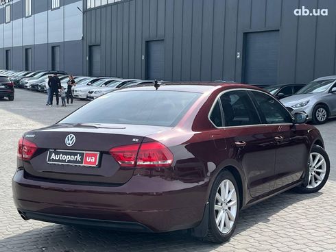 Volkswagen passat b7 2013 красный - фото 9
