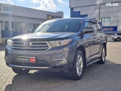 Toyota Highlander 2013 серый - фото 15