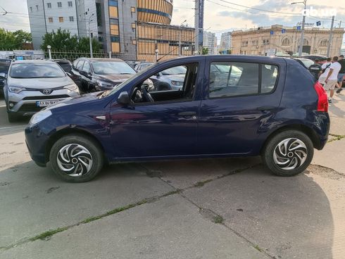 Dacia Sandero 2009 синий - фото 3