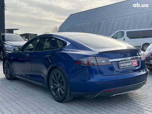 Tesla Model S 2015 синий - фото 7