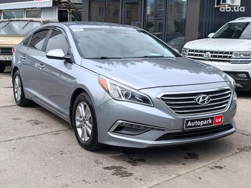 Hyundai Sonata 2015 серый - фото 14