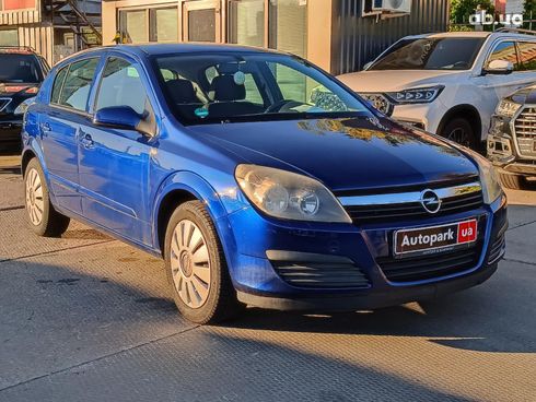 Opel Astra 2006 синий - фото 6