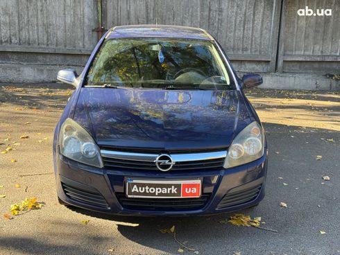 Opel Astra 2006 синий - фото 2