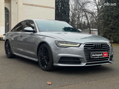 Audi A6 2016 серый - фото 3