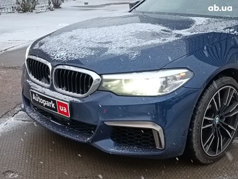 BMW 5 серия 2020 синий - фото 12
