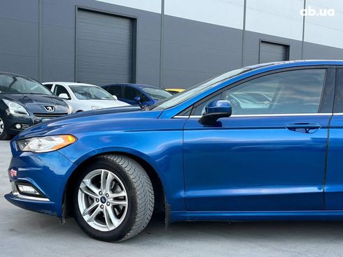 Ford Fusion 2018 синий - фото 2