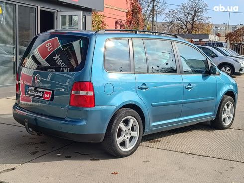 Volkswagen Touran 2005 синий - фото 7