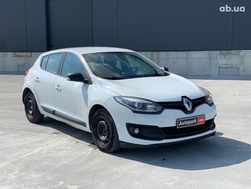 Renault Megane 2014 белый - фото 3