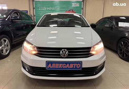 Volkswagen Polo 2017 белый - фото 2