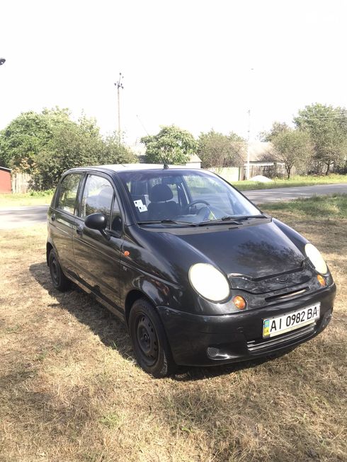 Daewoo Matiz 2008 черный - фото 2