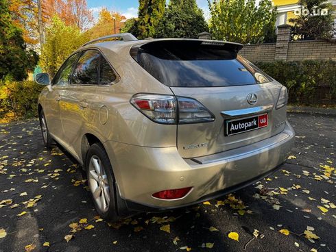 Lexus rx 350 2011 бежевый - фото 8