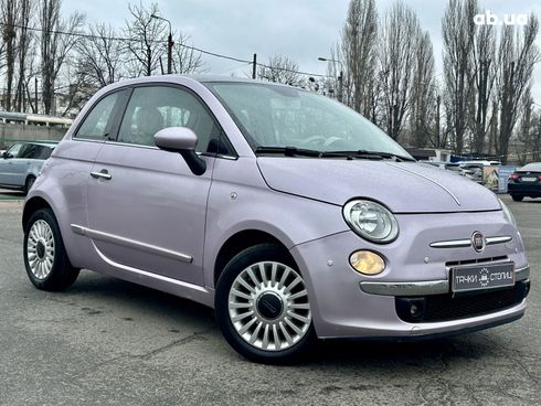 Fiat 500 2013 фиолетовый - фото 3