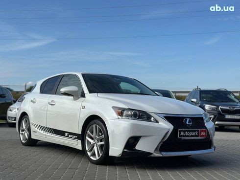 Lexus ct 200h 2016 белый - фото 13