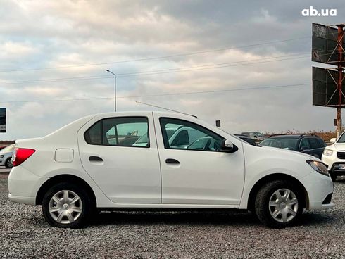 Renault Logan 2016 белый - фото 10