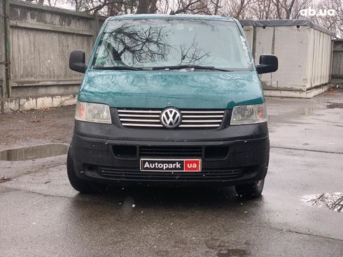 Volkswagen T5 (Transporter) 2004 зеленый - фото 2