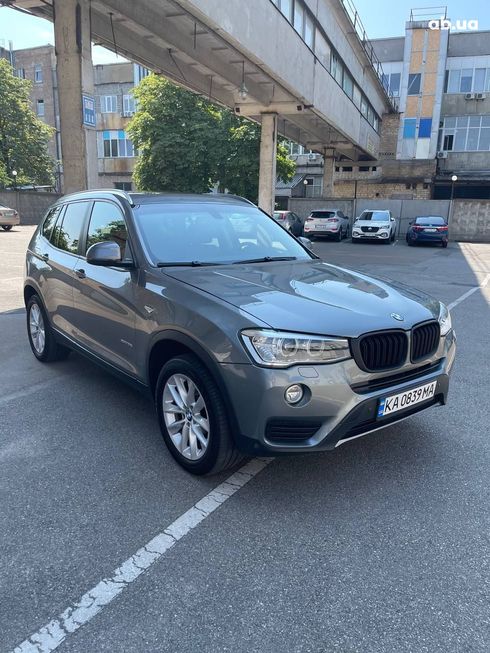 BMW X3 2016 серебристый - фото 2