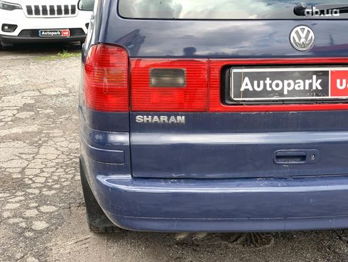 Volkswagen Sharan 2001 синий - фото 20