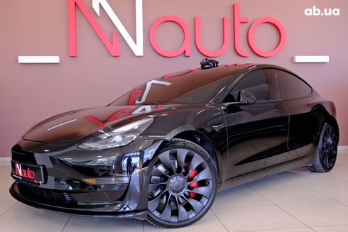 Tesla Model 3 2022 черный - фото 2