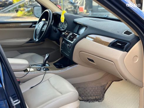 BMW X3 2011 синий - фото 64