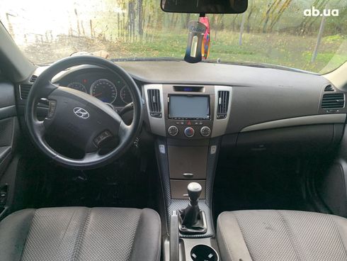Hyundai Sonata 2008 голубой - фото 7