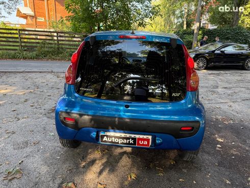 Peugeot 107 2010 синий - фото 6