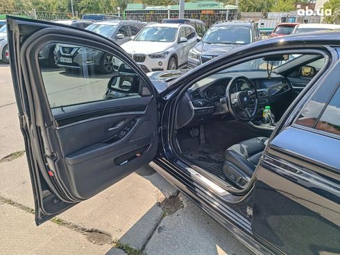 BMW 5 серия 2015 синий - фото 14
