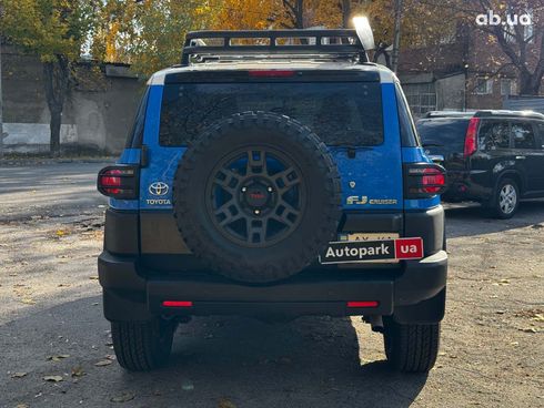 Toyota FJ Cruiser 2007 синий - фото 5