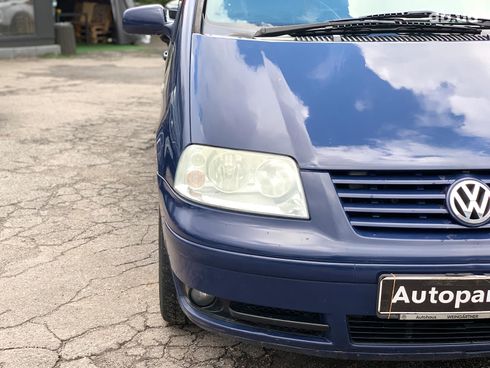 Volkswagen Sharan 2001 синий - фото 12