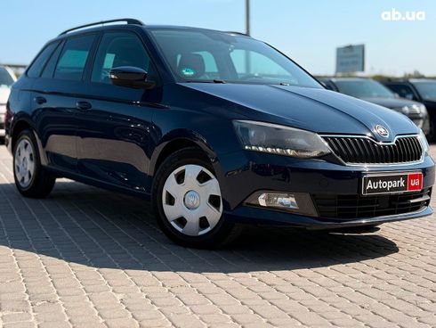 Skoda Fabia 2015 синий - фото 2