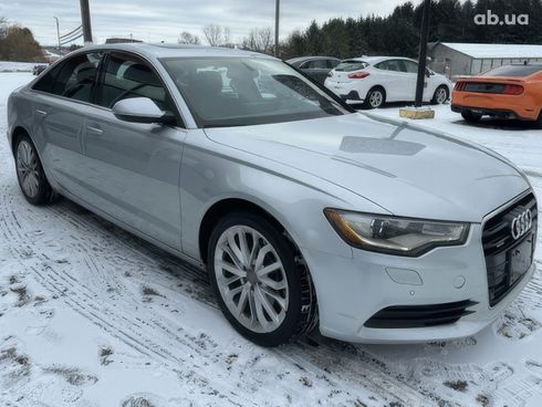 Audi A6 2014 серебристый - фото 2