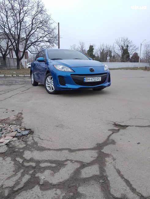 Mazda 3 2012 синий - фото 8