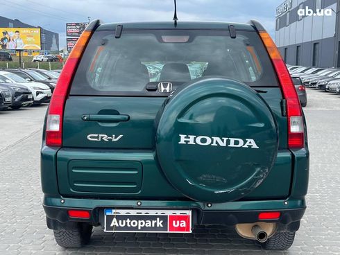 Honda CR-V 2003 зеленый - фото 8