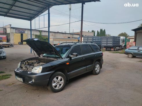 Hyundai Santa Fe 2006 черный - фото 4